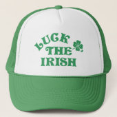 Grappig St Patricks Day Luck O' The Irish Group Trucker Pet (Voorkant)