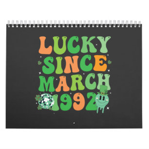 Grappig St Patrick's Day Lucky sinds maart 1992 Kalender