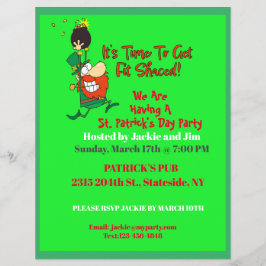 Grappig St. Patrick's Day Party Flyer