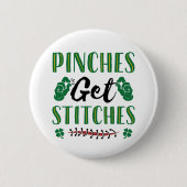 Grappig St. Patrick's Day Pinches krijgen titels Ronde Button 5,7 Cm (Voorkant)