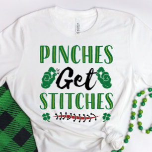 Grappig St. Patrick's Day Pinches krijgen titels T-shirt