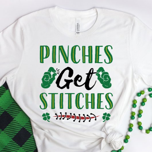 Grappig St. Patrick's Day Pinches krijgen titels T-shirt