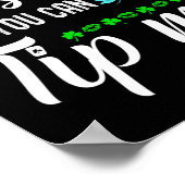 Grappig St. Patrick's Day T-shirt Magiër Therapeut Poster (Hoek)