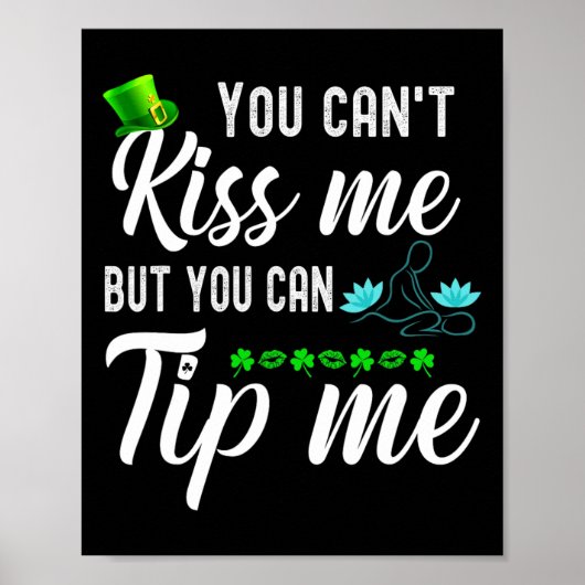 Grappig St. Patrick's Day T-shirt Magiër Therapeut Poster (Voorkant)