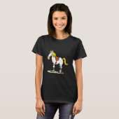 Grappig Staand Paard T-shirt (Voorkant volledig)