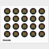 Grappig stamceldonor cadeau stamceldonatie ronde sticker (Vel)