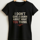 Grappig Statement T-shirt; Schattig Sassy Volwasse T-shirt