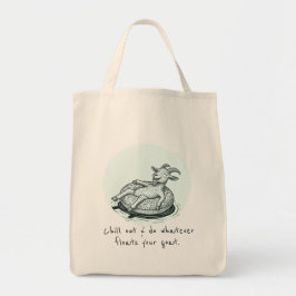 Grappig Steenbok Geit Zodiac Vakantie Verjaardagsc Tote Bag