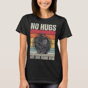 Grappig stekelvarken, geen knuffels, stekelvarken t-shirt