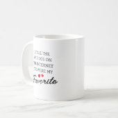 Grappig stel internet-weirdos koffiemok (Voorkant links)