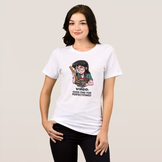Grappig Sterrenbeeld  Tri-Blend Shirt (Voorkant volledig)