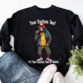 Grappig stijlvol aap dier Mode Trui