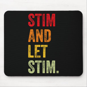 Grappig Stim en Laat Stim Autisme Bewustzijn Maand Muismat
