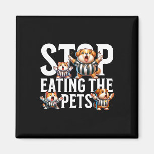 Grappig Stop met het eten van de honden en katten Magneet