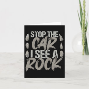 Grappig stoppen met auto's die ik zie van een rock kaart