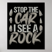 Grappig stoppen met auto's die ik zie van een rock poster (Voorkant)