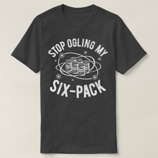 Grappig stoppen met mijn SiPack, Funny Beer Lover T-shirt (Design voorkant)