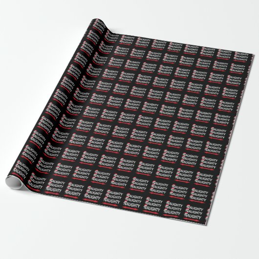 Grappig stout cadeaupapier (Uitgerold)