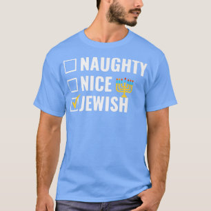 Grappig Stout Leuk Joods Gelukkig Hanukkah Matchin T-shirt