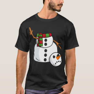 Grappig & Stoute Hoofdloze Sneeuwman Volwassen Hum T-shirt