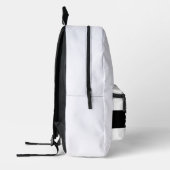 Grappig 'Straight Outta Jouw tekst' Bedrukte Rugzak (Links)