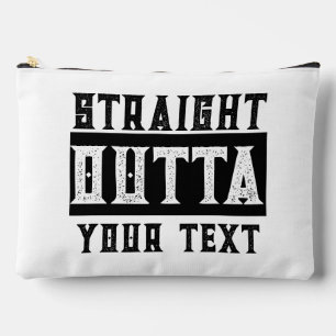 Grappig 'Straight Outta Jouw tekst' Etui
