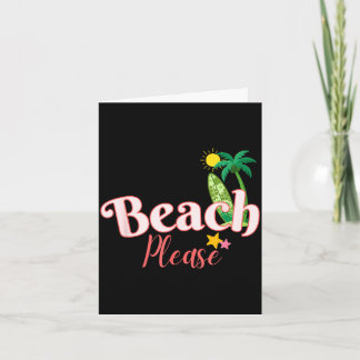 Grappig strand zomervakantie grafisch leuk kust kaart