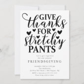 Grappig Stretchy Broek Vriendschapsgeschenk Kaart (Voorkant)