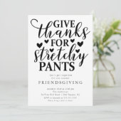 Grappig Stretchy Broek Vriendschapsgeschenk Kaart (Staand voorkant)