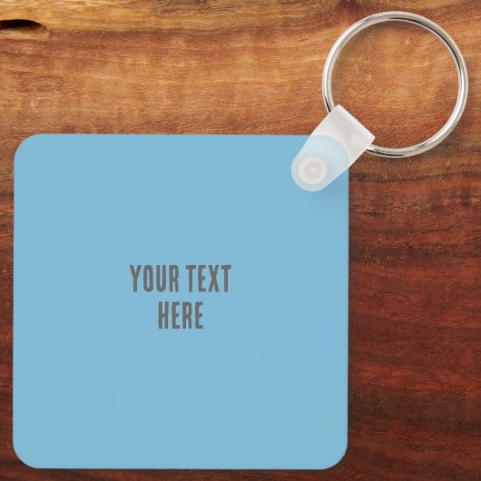 Grappig strijkontwerp Ik haat strijken Sleutelhanger (Achterkant)