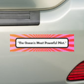Grappig Stripboek coole trendy slogan Bumpersticker (Op auto)