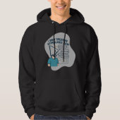 Grappig stripfiguur met muiscursor hoofd hoodie (Voorkant)