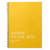 Grappig Studenten Notitieboek, Studie Humor Journa Notitieboek (Voorkant)