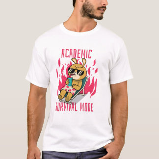 Grappig Studenten T-shirt Academische Overlevingsm