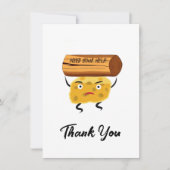 Grappig stuk kaas feestdagenkaart (Voorkant)