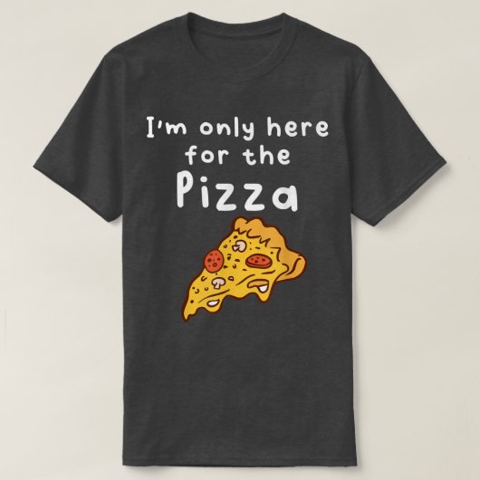 Grappig stuk van Pizza T-Shirt (Design voorkant)