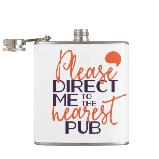 Grappig, stuur me alsjeblieft naar de dichtstbijzi heupfles (Geopend)