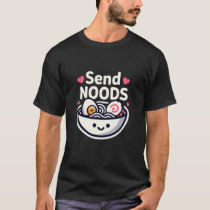 Grappig Stuur Noedels Kawaii Ramen Etenliefhebber T-shirt