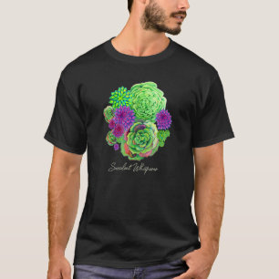 Grappig Succulent Whisperer Plant Liefhebber, mann T-shirt