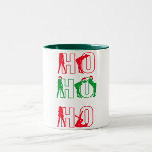Grappig suggestief ho ho ho ho kerst mok ontwerp