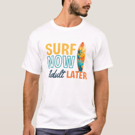 Grappig Surf Gezegde Beach Life Ocean Summer Wave T-shirt