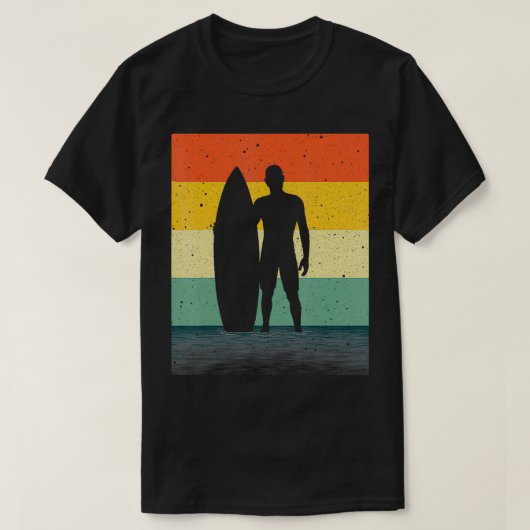Grappig  Surf ontwerp voor mannen jongens surfen S T-shirt (Design voorkant)