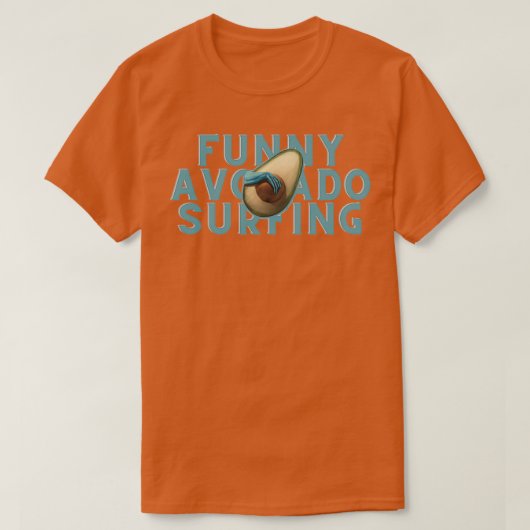 grappig surfen op het avondeten 63 t-shirt (Design voorkant)