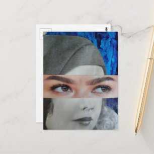 Grappig Surrealistisch Collage Briefkaart