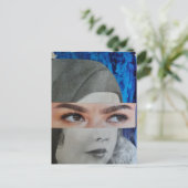 Grappig Surrealistisch Collage Briefkaart (Staand voorkant)