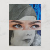 Grappig Surrealistisch Collage Briefkaart (Voorkant)