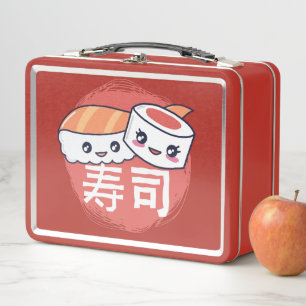 Grappig Sushi Cartoon Ontwerp