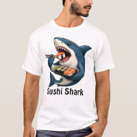 Grappig Sushi Haai T-Shirt