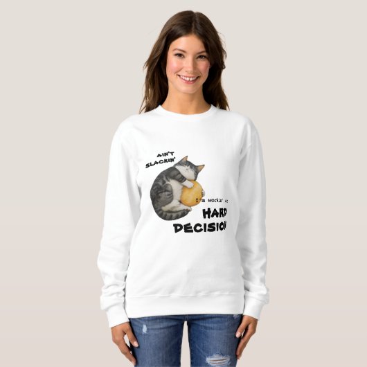 Grappig sweatshirt | Gepersonaliseerd (Voorkant volledig)