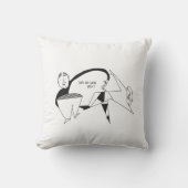 Grappig sweatshirt kat lifestyle fun kussen (Voorkant)